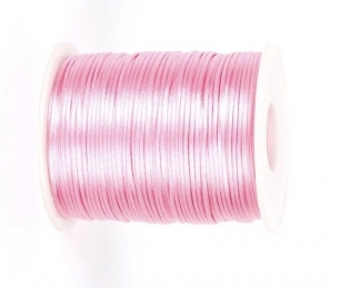 Шнур атласный 2,5мм розовый