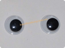 Глазки круглые 10мм с бегающим зрачком, 10 пар
