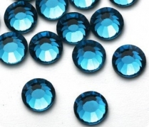 Стразы хрустальные ss16 Blue zircon, 30шт