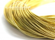 Шнур декоративний люрексовий золотий, 100 метрів