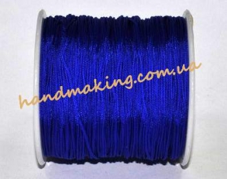 Шнур для плетіння браслетів "шамбала" синій