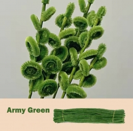 Синельний дріт 6мм Army green, 30см