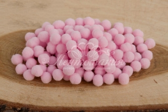 Помпон велюровий 8мм Baby pink 13