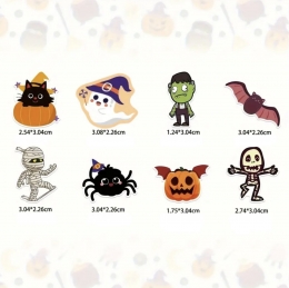 Наліпки для декорування Halloween, 8 штук