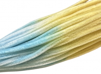 Синельний дріт 8ммх30см жовто-блакитний