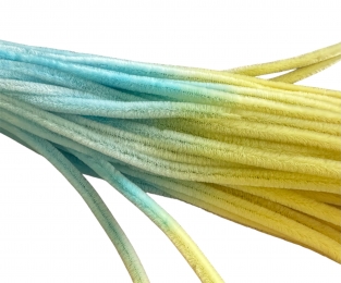 Синельний дріт 8ммх30см жовто-блакитний