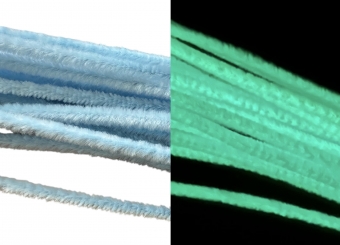 Синельний дріт люмінесцентний блакитний (світиться в темряві)