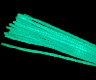 Синельний дріт люмінесцентний блакитний (світиться в темряві)