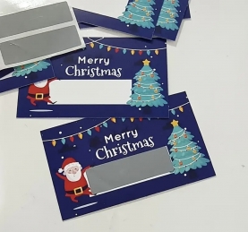 Листівка (скретч-картка) для передбачень або знижок