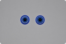 Глазки акриловые синие 12мм
