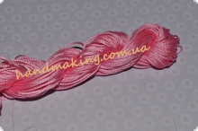 Шнур для плетіння браслетів "шамбала" рожевий