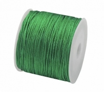 Шнур для плетіння браслетів "шамбала" зелений
