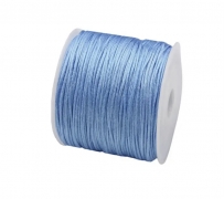 Шнур для плетения браслетов "Шамбала" голубой