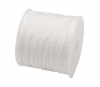 Шнур для плетения браслетов "Шамбала" белый