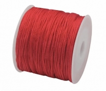 Шнур для плетіння браслетів "шамбала" червоний