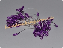 Тычинки пенопластовые на нитке лиловые