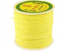 Шнур для плетіння браслетів "шамбала" ніжно-жовтий