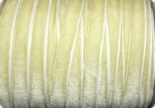 Лента бархатная 10мм бледно-оливковая