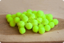 Бусина-помпон бархатная 10мм Fluorescent yellow 30