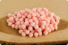 Помпони велюрові 8мм Peach pink 03, 50шт