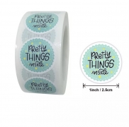 Наліпки для упакування 25мм PRETTY THINGS, 10шт